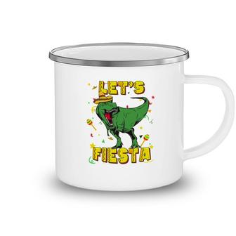 Lets Fiesta Dinosaur Decoration Gift For Human Camping Mug - Seseable