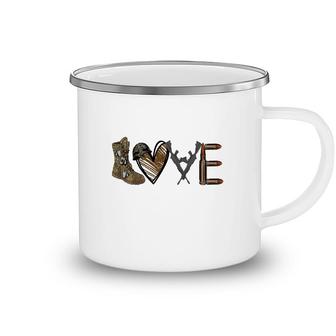 Love My Hero Dad Military Father Gift Camping Mug - Seseable