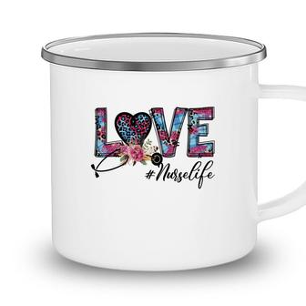 Love Nurse Life Great Decoration Great Gift New 2022 Camping Mug - Seseable