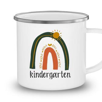 Love Rainbow Proud Nursery Preschool Kindergarten Teacher Camping Mug - Seseable
