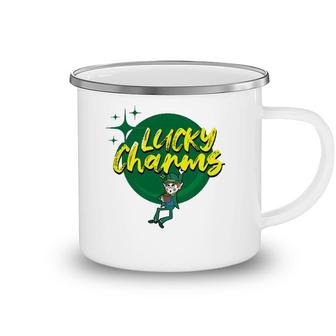 Lucky Charms Leprechaun St Patricks Day Camping Mug | Mazezy