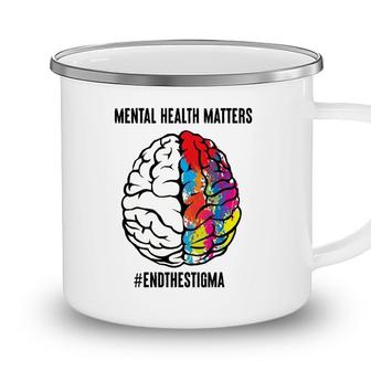 Mental Health Matters Design To Support Mental Illness Camping Mug - Seseable