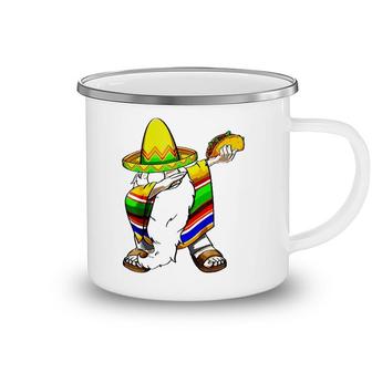 Mexican Dabbing Gnome Cinco De Mayo Poncho Sombrero Taco Camping Mug | Mazezy