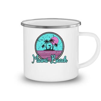 Miami Beach South Beach Florida Fl Souvenir Gift Camping Mug | Mazezy