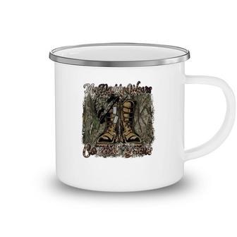 My Daddy Wears Combat Boots Hero Dad Father Camping Mug - Seseable