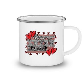 One Great Loved Teaher Is Teaching Hard Working Students Camping Mug - Seseable