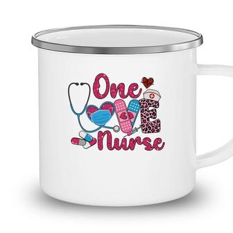 One Love Nurse Job Cute Colors New 2022 Gift Camping Mug - Seseable