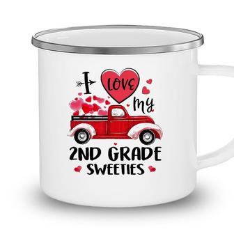 Ph Cute Truck Valentines Day 2Nd Grade Teacher Costume Camping Mug - Seseable
