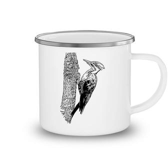 Pileated Woodpecker Bird Lover Gift Camping Mug | Mazezy