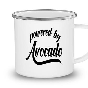 Powered By Avocado Avocado Funny Camping Mug - Seseable