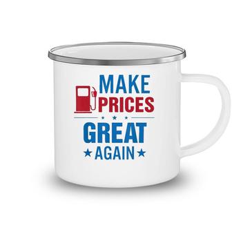 Pro Trump Supporter Make Gas Prices Great Again Camping Mug | Mazezy
