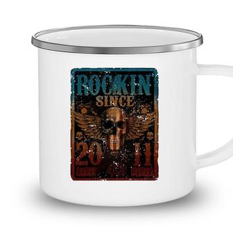 Rockin Since 2011 11 Years Old 11Th Birthday Classic Camping Mug - Seseable