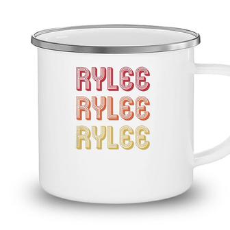 Rylee Gift Name Personalized Retro Vintage 80S 90S Birthday Camping Mug - Seseable