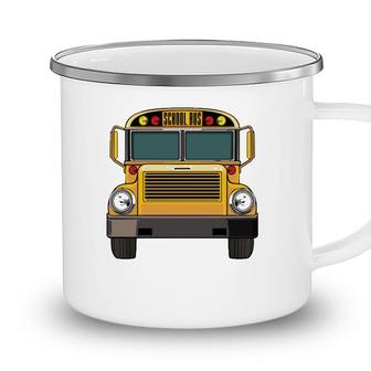 School Bus Driver Mechanic Road Vehicle Halloween Costume Camping Mug - Seseable