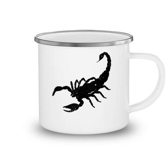 Scorpion Animal Distressed Vintage Look Silhouette Scorpio Camping Mug | Mazezy