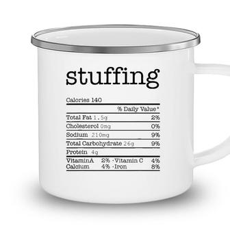 Stuffing Nutrition Facts Funny Thanksgiving Christmas Food Camping Mug - Seseable