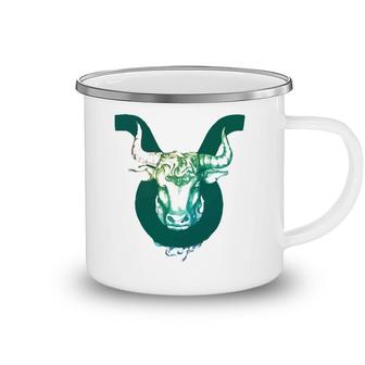 Taurus Watercolor Zodiac Gift Camping Mug | Mazezy