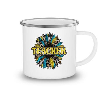 Teacher Sunflower Special Gift For Teacher Camping Mug - Seseable