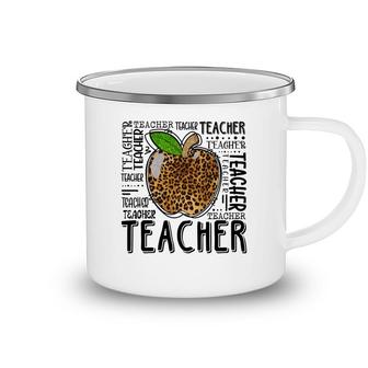 Teachers Are The Owners Of The Apple Of Knowledge Camping Mug - Seseable