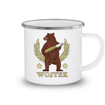 The Bear Wojtek Lovers Gift Camping Mug | Mazezy