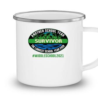 The Longest School Year Ever Another Survivor Middle School Camping Mug - Seseable