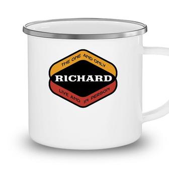 The One And Only Richard Personalized First Name Tee Camping Mug | Seseable UK