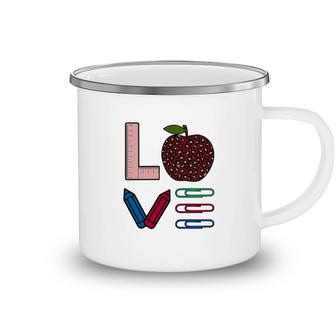 The Teacher Has A Love For His Work And Students Camping Mug - Seseable