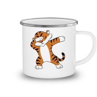 Tiger Dabbing Tiger Fan Tiger Lover Dabbing Tiger Dab Camping Mug | Mazezy