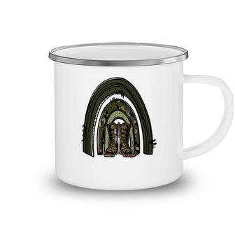 To My Bonus Dad Hero Father Special Gift Camping Mug - Seseable
