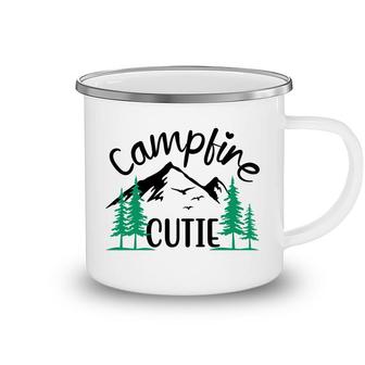 Travel Lover Has Camp With Campfire Cutie In Their Exploration Camping Mug - Seseable