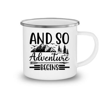 Travel Lover Likes Exploring And So Adventure Begining Camping Mug - Seseable
