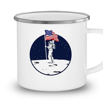 Us Flag Astronaut Independence Day 4Th Of July Party Camping Mug - Seseable