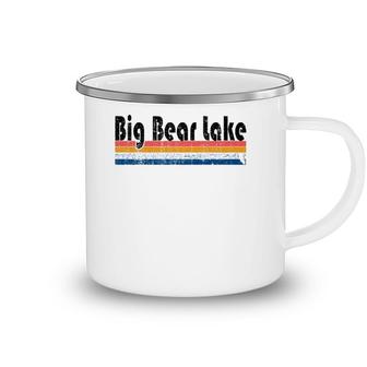 Vintage 80S Style Big Bear Lake Ca Camping Mug | Mazezy