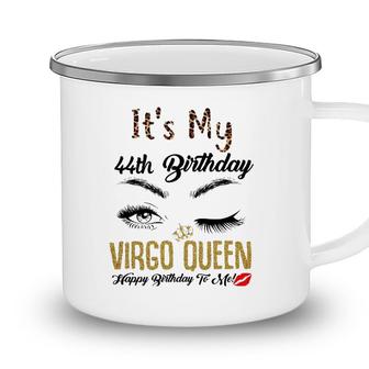 Virgo Queen Its My 44Th Bday 44 Years Old Girl 1977 Women Camping Mug - Seseable