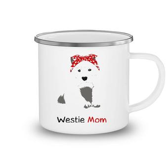 Westie Mom Dog Bandana Pet Lover Gift Womens Westie Camping Mug