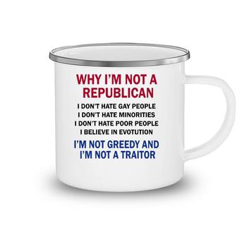 Why Im Not A Republican I Dont Hate Gay People Camping Mug | Mazezy