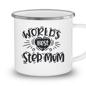 Worlds Best Step Mum Happy Mothers Day Gifts Stepmom Camping Mug - Seseable