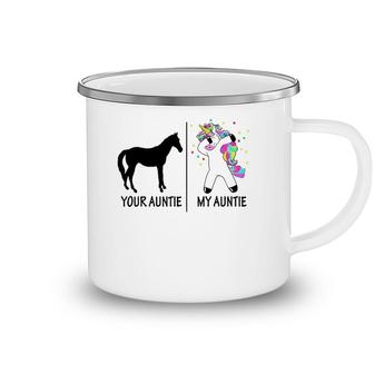 Your Auntie My Auntie Funny Unicorn Gifts For Aunt Camping Mug | Mazezy