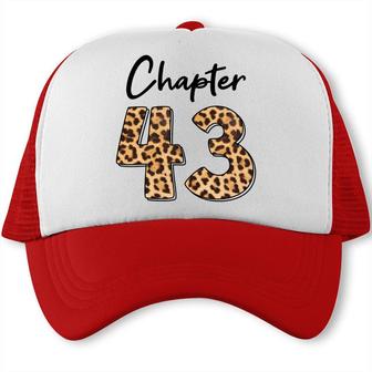 43Th Birthday 1979 Chapter 43 Leopard Great Trucker Cap - Seseable