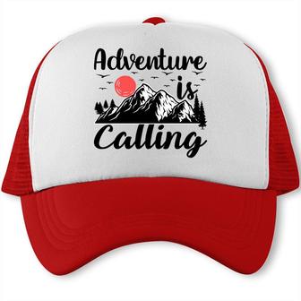 Adventure Is Calling Travler Lovers To Explore Trucker Cap - Seseable