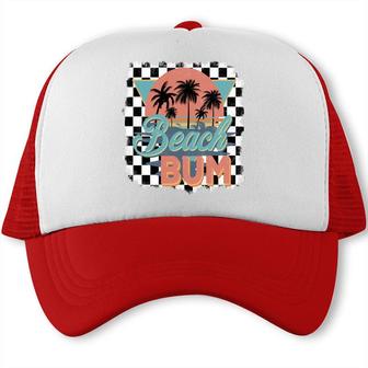 Awesome Beach Bum Retro Summer Beach Trucker Cap - Seseable