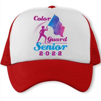 Color Guard Senior 2022 Flags Graduation Trucker Cap - Seseable