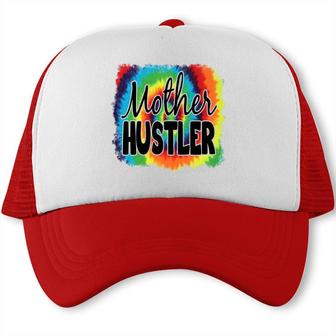 Color Mother Hustler Vintage Mothers Day Trucker Cap - Seseable