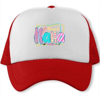 Colorful Blessed Nana Design For Grandma New Trucker Cap - Seseable