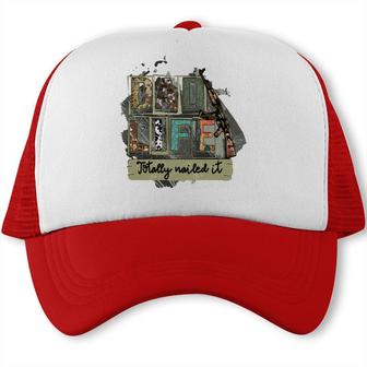 Dad Life Totally Nailed It Hero Father Amazing Design Trucker Cap - Seseable