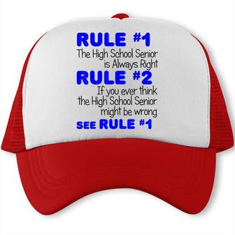 High School Senior Always Right Funny Class Of 2022 Trucker Cap - Seseable