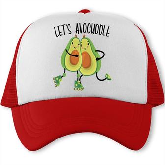 Lets Avocuddle Cute Couple Funny Avocado Trucker Cap - Seseable