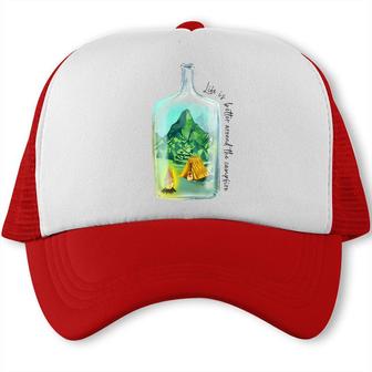 Life Is Better Around The Campfire Camp Life Style Trucker Cap - Seseable