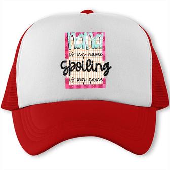 Nana Is My Name Spoiling Is My Game Grandma New Trucker Cap | Seseable UK