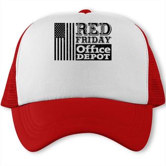 Red Friday Office Depot Veteran 2022 Design Great Trucker Cap - Seseable